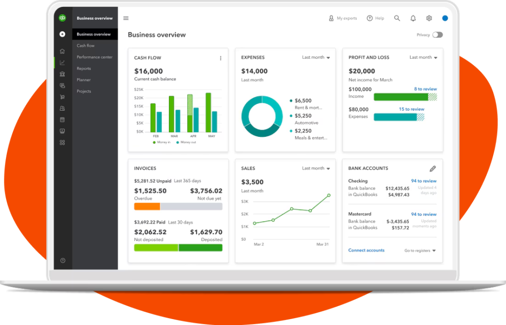 Intuit Quickbooks Screenshot 2025.